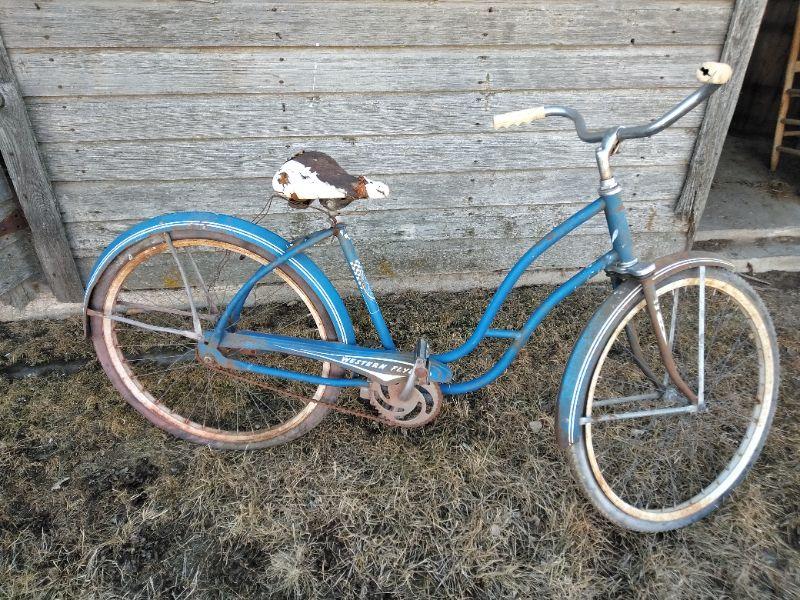 Vintage western flyer discount bicycle