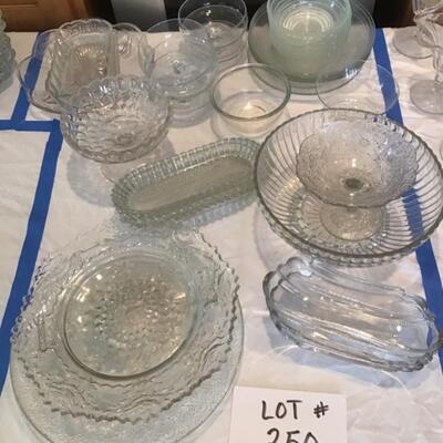 A - 250 Vintage Glassware Lot