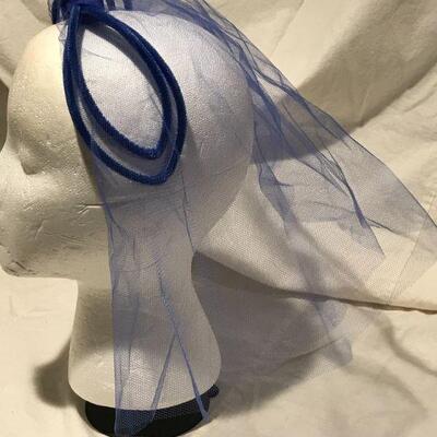 Vintage Velveteen Headband & Veil