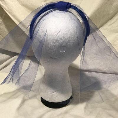 Vintage Velveteen Headband & Veil