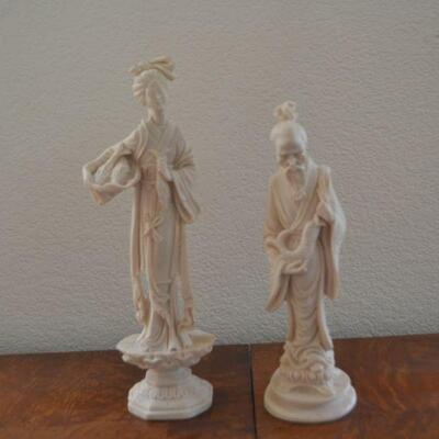LOT 22 ASIAN FIGURINES (RESIN)