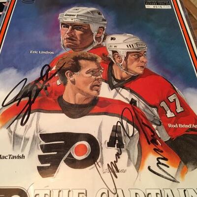 1990s â€œLegion of Doomâ€ with Philadelphia Flyers Autographs. LOT 4