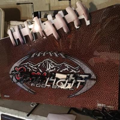 Large COORS LIGHT Commercial Bar Sign 27 x 23â€ Works!  LOT 18