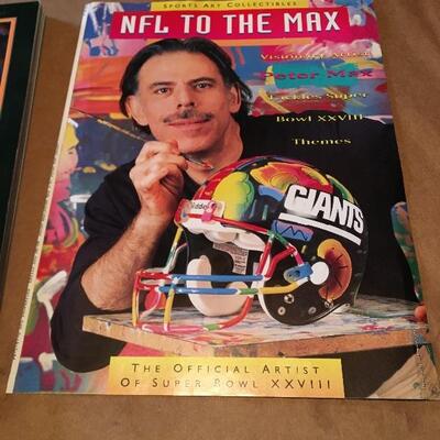 SUPER BOWL XXVIII Collection with PETER MAX. LOT 22