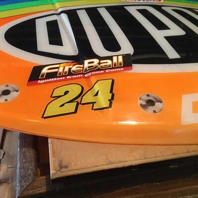 DuPont NASCAR Large Promo Hood Jeff Gordon 30 x 36â€. LOT 23