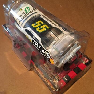 2002 Signed NASCAR Promo Car with Schneider Electric. LOT 25