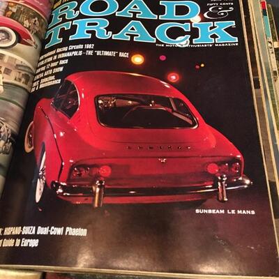 1962 & 1963 ROAD AND TRACK Complete 12 Months of Magazine Issues. LOT 30