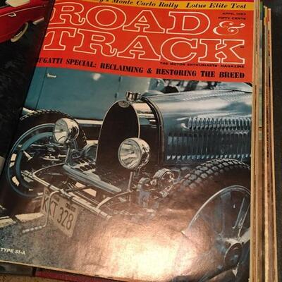 1962 & 1963 ROAD AND TRACK Complete 12 Months of Magazine Issues. LOT 30