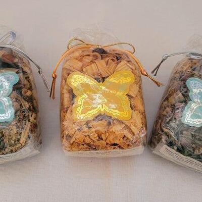 Lot 2: (3) NEW Potpourri Packs - Peach & Magnolia