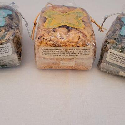 Lot 2: (3) NEW Potpourri Packs - Peach & Magnolia