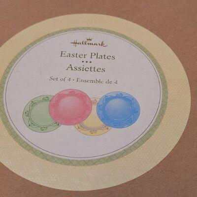 Lot 3: New HALLMARK Easter Themed Colored Dessert Plates 