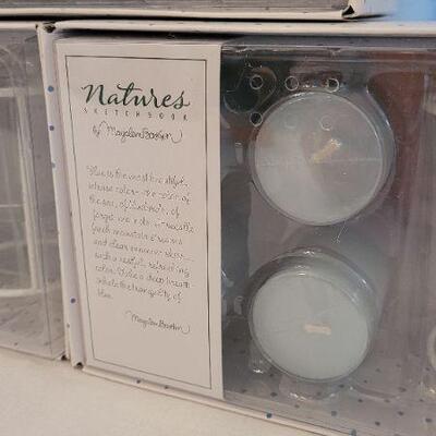 Lot 5: (3) New HALLMARK Votive Candle Sets HEAVENLY HYDRANGEA
