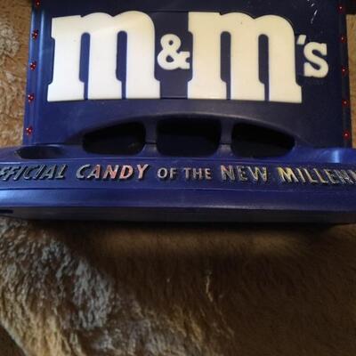 Two Vintage M&M Store Display 13â€ Dispensers. LOT 43 