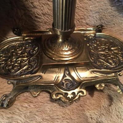 Large Vintage Brass 25â€ Store Display or Lawyer Scale. LOT 44