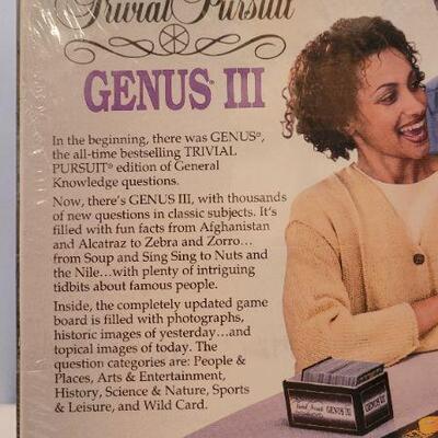 Lot 21: Vintage 1994 New Sealed TRIVIAL PURSUIT Genius 3
