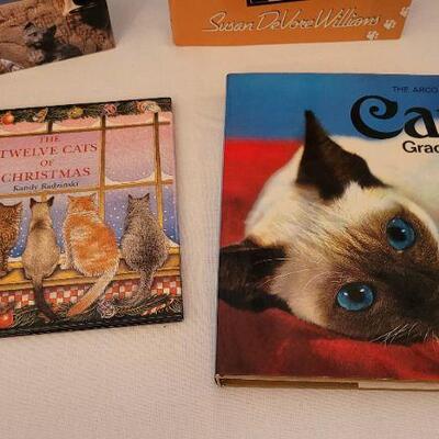 Lot 22: Assorted Hardback Cat Themed Books