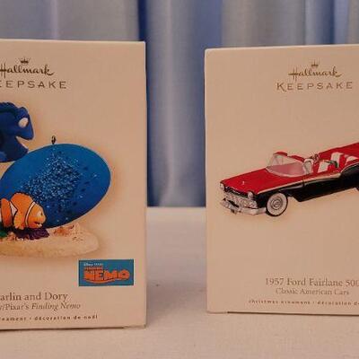 Lot 25: Assorted NEW HALLMARK Christmas Ornaments 