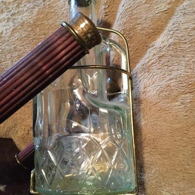 CROWN ROYAL Aynsley Bar Display Bottle and Stand. LOT 50