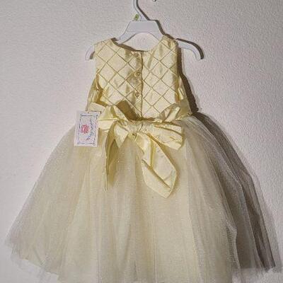 Lot 45: New Size 4 Children's Yellow Dress 