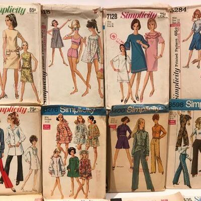 Vintage Sewing Patterns  1969 - Simplicity - Butterick - See & Sew