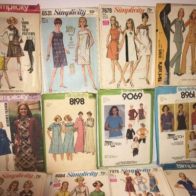 Vintage Sewing Patterns  1969 - Simplicity - Butterick - See & Sew