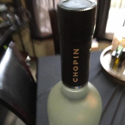 CHOPIN Large 32â€ Vodka Bottle Lit Floor Display.  LOT 53