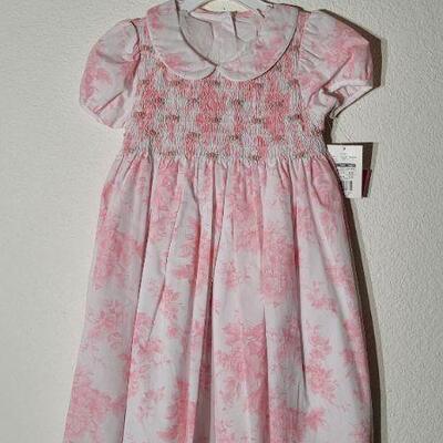 Lot 49: New Size 3T Children's Pink and White Dress