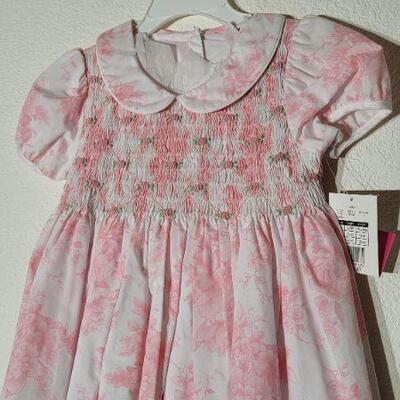 Lot 49: New Size 3T Children's Pink and White Dress
