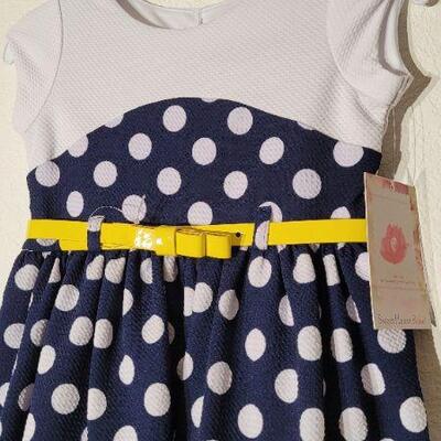Lot 52: New Size 6 SWEET HEART ROSE Children's Polka Dot Dress