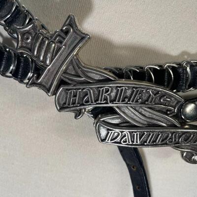 Lot #30  Womenâ€™s Harley Davidson wrap belt