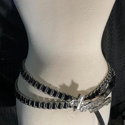 Lot #30  Womenâ€™s Harley Davidson wrap belt