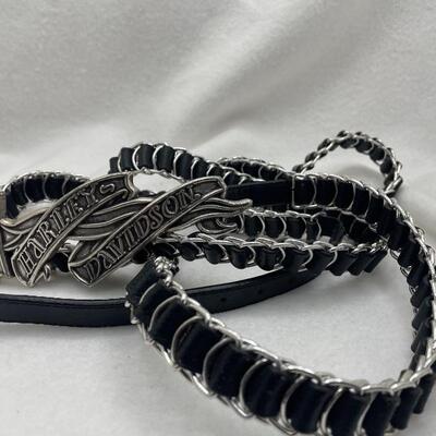 Lot #30  Womenâ€™s Harley Davidson wrap belt