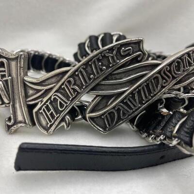 Lot #30  Womenâ€™s Harley Davidson wrap belt