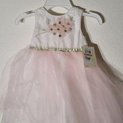 Lot 56: New Size 3T Children's Pink Dress 