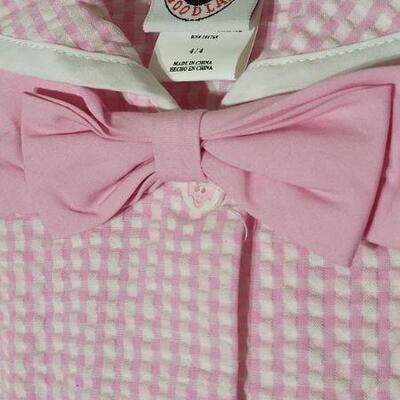 Lot 57: New Size 4 Pink Children's Dress w/ Hat