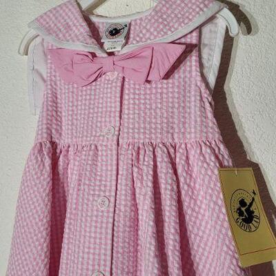 Lot 57: New Size 4 Pink Children's Dress w/ Hat