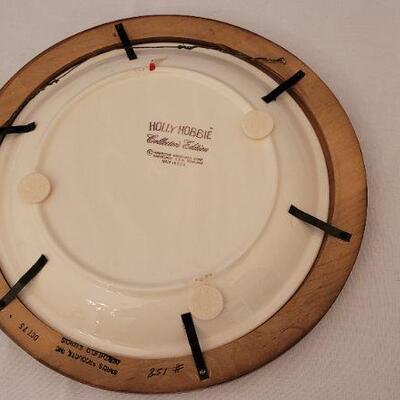 Lot 62: Vintage 12.5" HOLLY HOBBIE Framed Plate