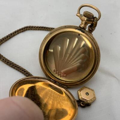 -21- Engraved Pocket Watch Case | Fob with Locket
