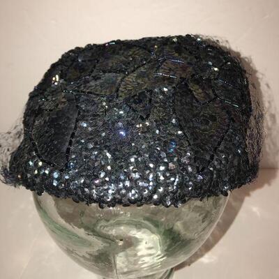Vintage Capulet Cobalt Blue Sequined