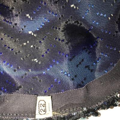 Vintage Capulet Cobalt Blue Sequined