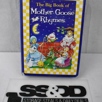 The Big Book of Mother Goose Rhymes Board Book 8.5