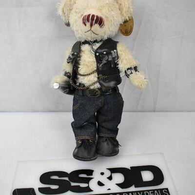 Punk Teddy Bear by Ellis 12