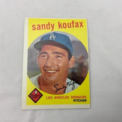 -41- KOUFAX | 1959 TOPPS Card #50 | LA Dodgers