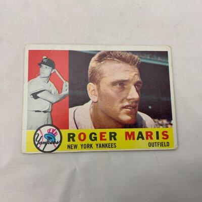 -44- MARIS | 1960 TOPPS Card #377 | New York Yankees