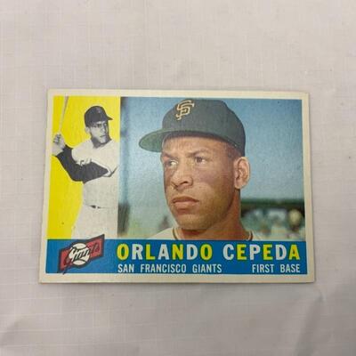 -46- CEPEDA | 1960 TOPPS Card #450 | San Francisco Giants