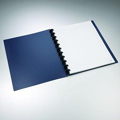 Staples Arc Customizable Durable Poly Notebook System, Navy, 11