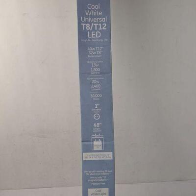 Ge 2-pack 13w 32 W Equivalent Cool White T8 Led Tube Light Bulb 48