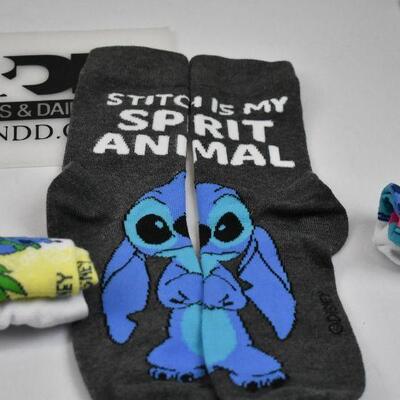 Lilo & Stitch socks, 3 pairs, 