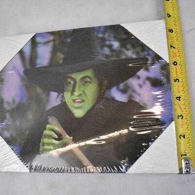 Two 8x10 Canvas Art: Glinda the Good Witch & Wicked Witch of the West - New