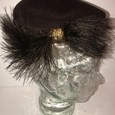 Vintage Carol - Brown  Italian Made  Calot Hat